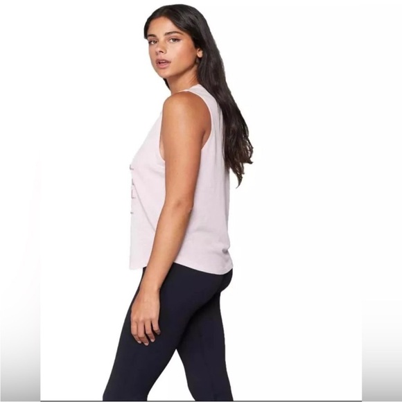 Spiritual Gangster Pink Grateful Tank Top Size Small - Picture 2 of 10